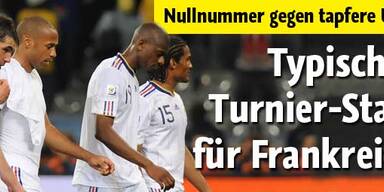 Typischer Turnier-Start für Frankreich