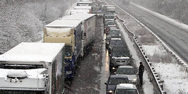 Winter-Chaos bei Paris