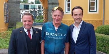 Helmut M&uuml;hringer, Franz Klammer und Thomas Haslauer