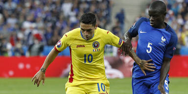 Frankreich siegt 2:1 gegen Rum&auml;nien