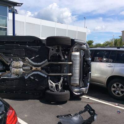 GLE bei Probefahrt geschrottet