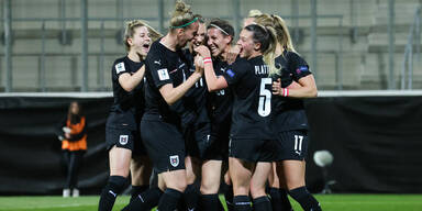 ÖFB-Frauen feiern Tor-Party gegen Lettland