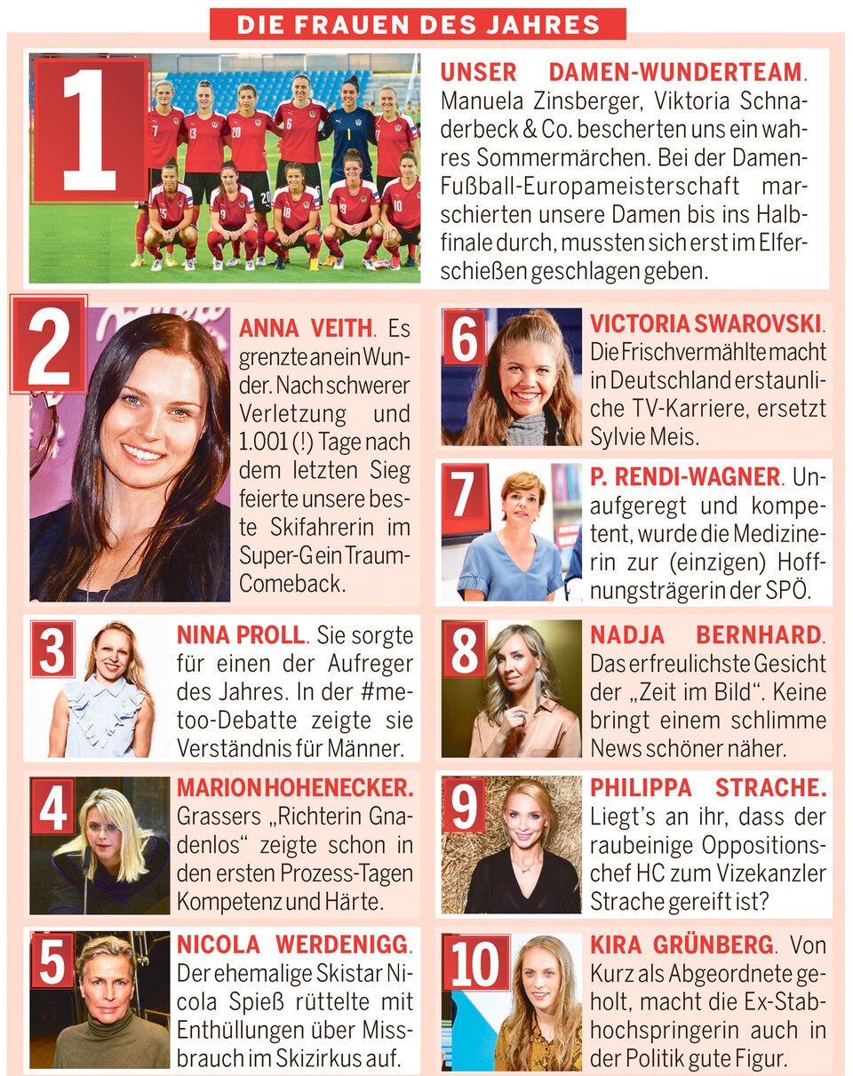 Das sind die Österreicher des Jahres