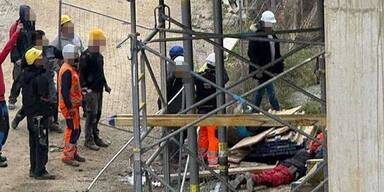 Drama an der Alten Donau: Zwei Arbeiter st&uuml;rzten 10 Meter in die Tiefe