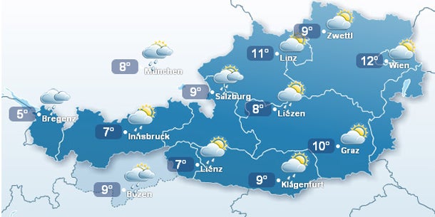 Im Osten bleibt es frühlingshaft