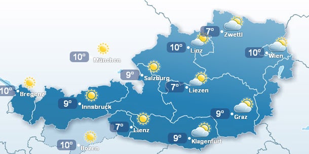 Wolken und Regen - Der Frühling hat Pause