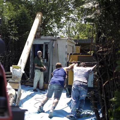 Horror-Keller wird zubetoniert