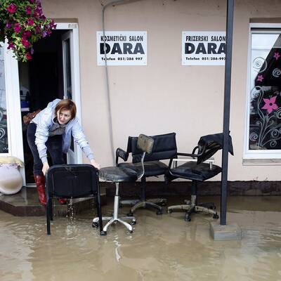 Enorme Regenmengen in Bosnien