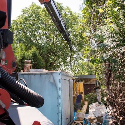 Horror-Keller wird zubetoniert