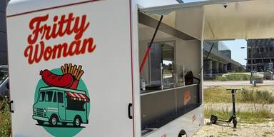 "Fritty Woman"-Foodtruck in der Seestadt Aspern