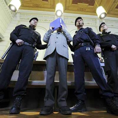 Fritzl beim Prozess-Auftakt