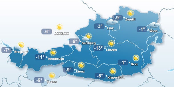 Dienstag beschert dem Osten Schnee