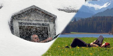 Frühling in Wien - Winter in Vorarlberg