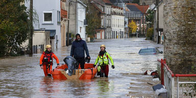 Frankreich Flut