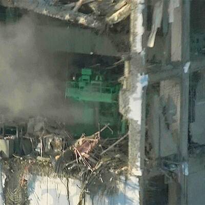 Satellitenbild: Explosion im AKW Fukushima am 14. März