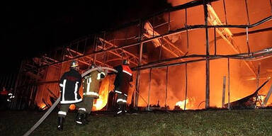Gro&szlig;brand in G&auml;rtnerei im Zillertal