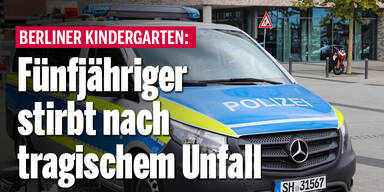 Berliner Kindergarten: Fünfjähriger stirbt nach tragischem Unfall