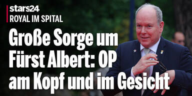 Große Sorge um Fürst Albert: OP am Kopf und im Gesicht