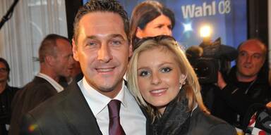 HC Strache und Andrea Aigner