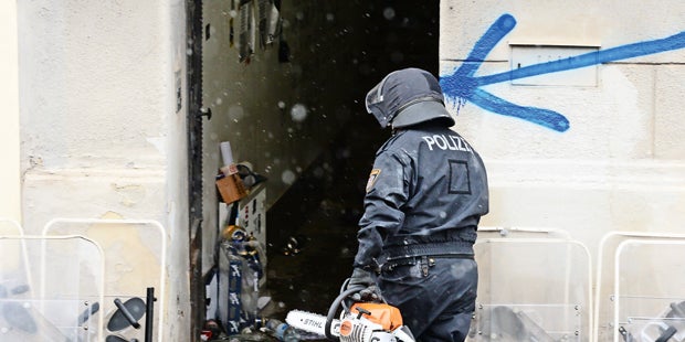 Räumung Wien besetztes Haus