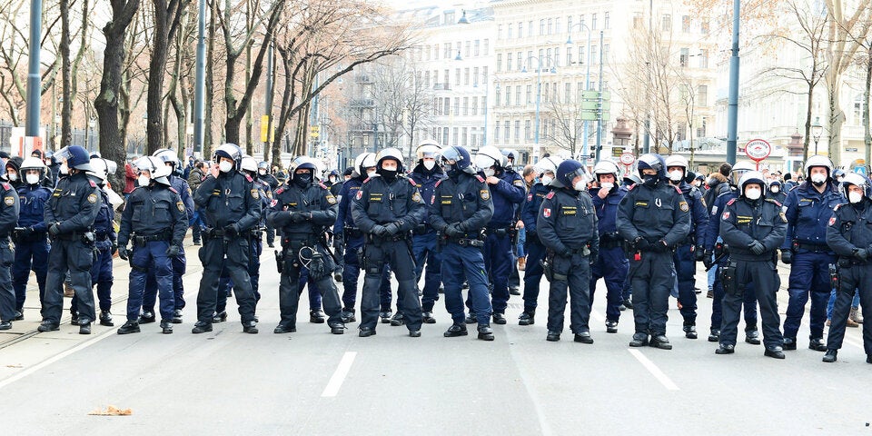 Demo Polizei