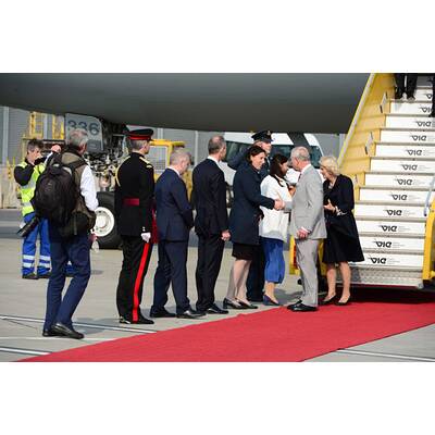 Prinz Charles & Camilla: Ankunft in Wien-Schwechat