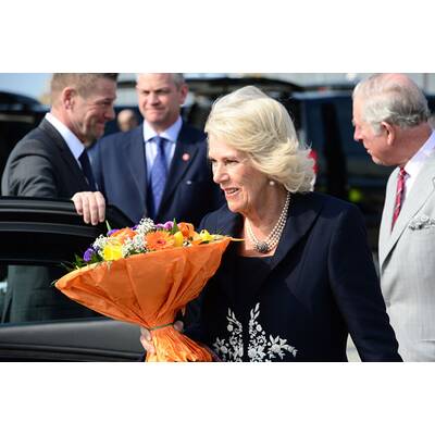 Prinz Charles & Camilla: Ankunft in Wien-Schwechat