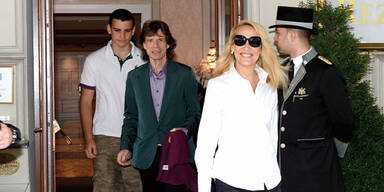 Jagger feiert den Vatertag in Wien