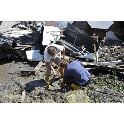 Ortskern von Muren-Katastrophe zerstört