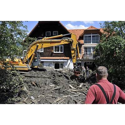 Ortskern von Muren-Katastrophe zerstört