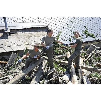 Ortskern von Muren-Katastrophe zerstört