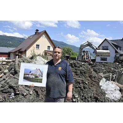 Ortskern von Muren-Katastrophe zerstört