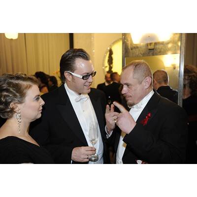 Jacqui Lugner und Helmut Werner