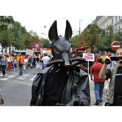 Tausende feiern Homosexuellen- und Transgender-Demo.