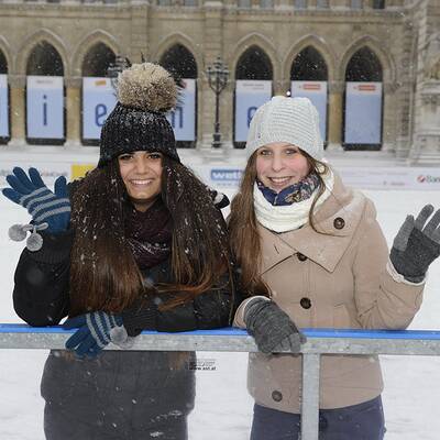 So fällt der Schnee in Wien