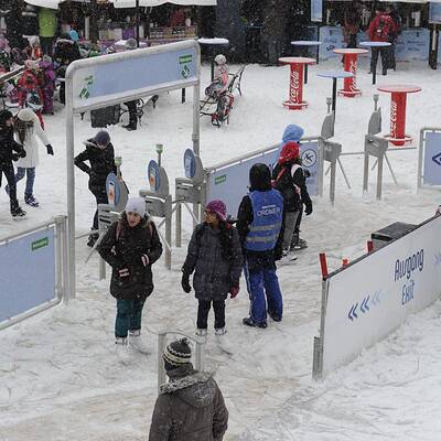 So fällt der Schnee in Wien