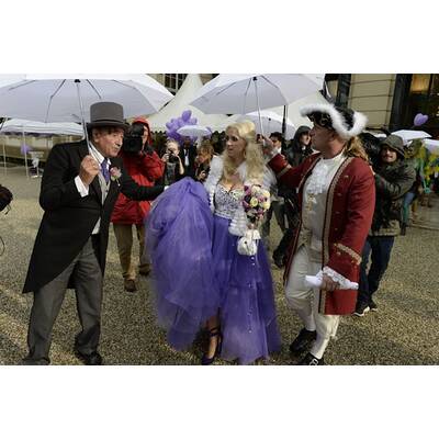 Richard Lugner sagt 'Ja' zu seiner Spatzi