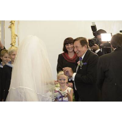 Richard Lugner sagt 'Ja' zu seiner Spatzi