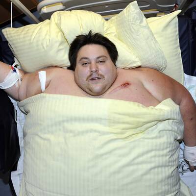 260 Kilo-Mann aus Haus gerettet