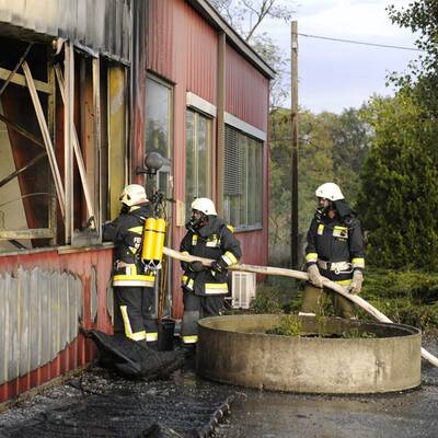 Großbrand auf einer Sondermüll-Deponie in NÖ