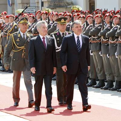 Türkei-Präsident Gül in Österreich