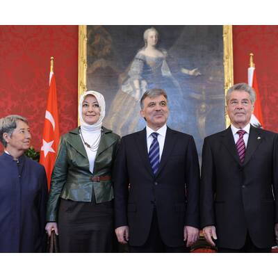 Türkei-Präsident Gül in Österreich
