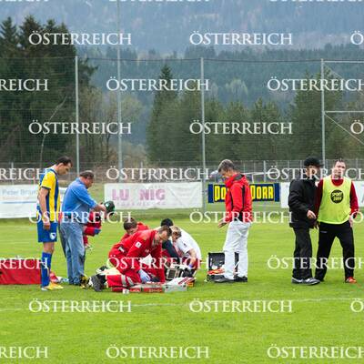 Blitzeinschlag auf Kärntner Sportplatz