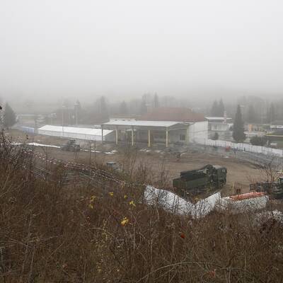 Die ersten Bilder vom Grenz-Zaun