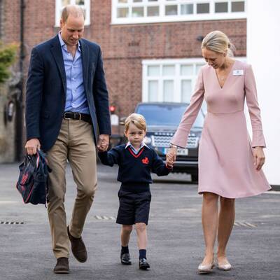 Prinz George: Sein erster Schultag