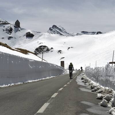 Schneeräumung auf der Großglockner-Hochalpenstraße 