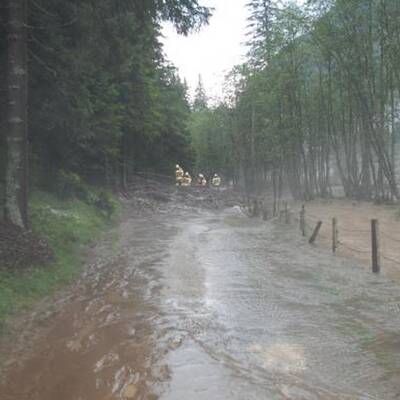 50 Personen wurden mittels Hubschrauber und Feuerwehrfahrzeugen gerettet