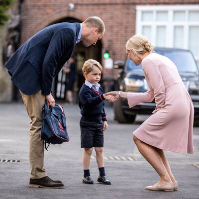 Prinz George: Sein erster Schultag