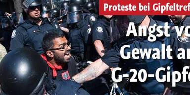 Mehrere Proteste beim G-20-Gipfel