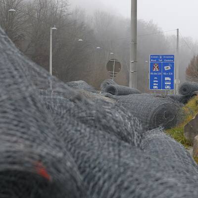 Die ersten Bilder vom Grenz-Zaun